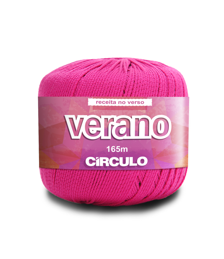 HILO VERANO CIRCULO ROSA CHOQUE 6115